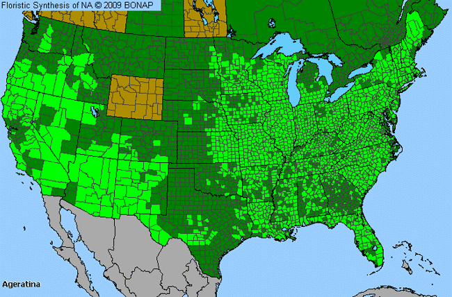 Allergies By County Map For Snakeroot