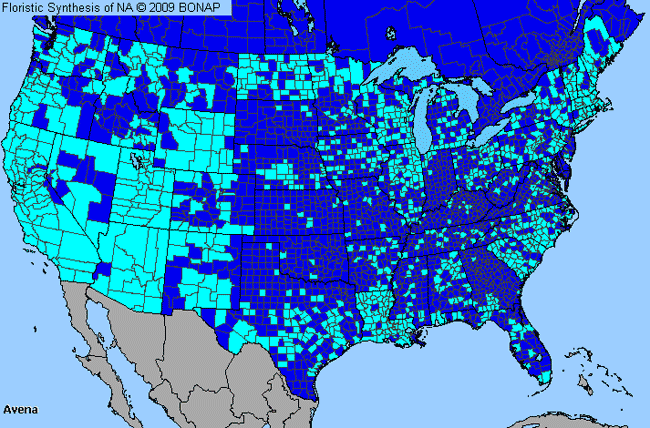 Allergies By County Map For Oat
