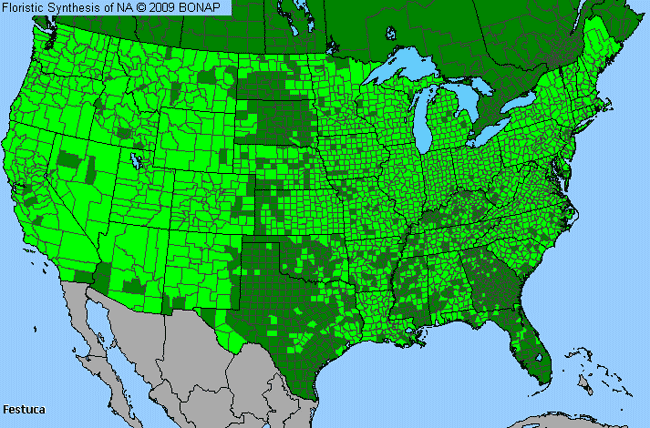 Allergies By County Map For Fescue