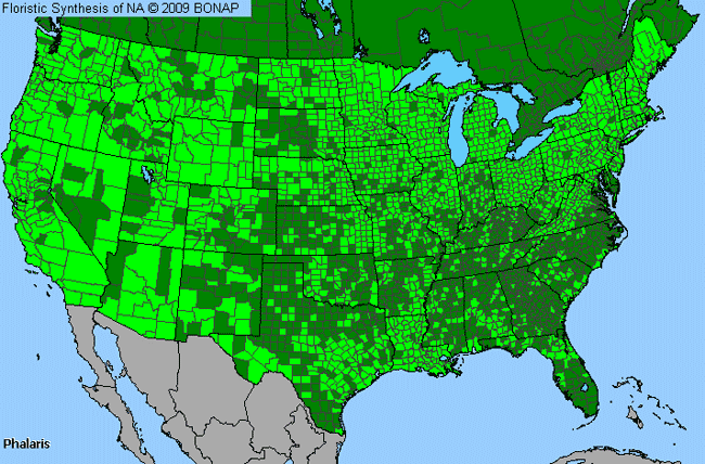 Allergies By County Map For Canary Grass