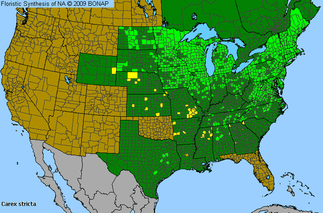 Allergies By County Map For Uptight Sedge
