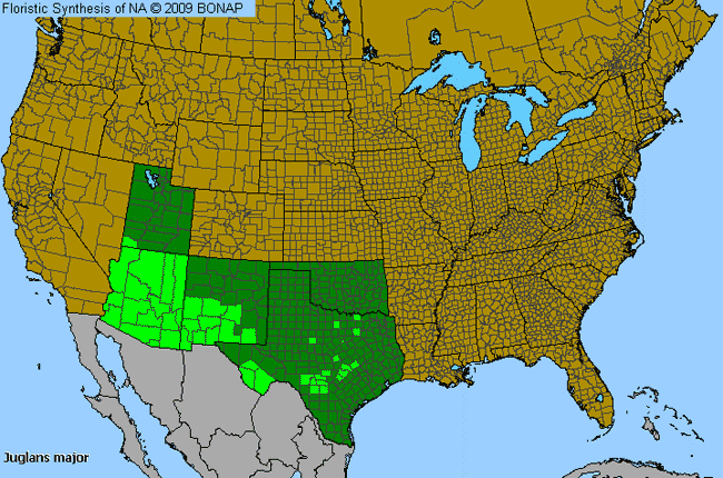 Allergies By County Map For Arizona Walnut