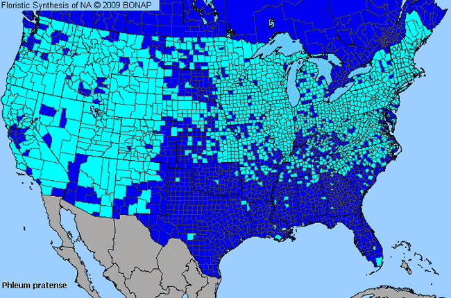 Allergies By County Map For Common Timothy