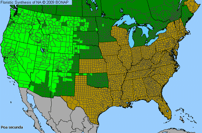 Allergies By County Map For Curly Blue Grass