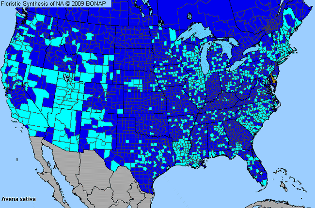 Allergies By County Map For Oat