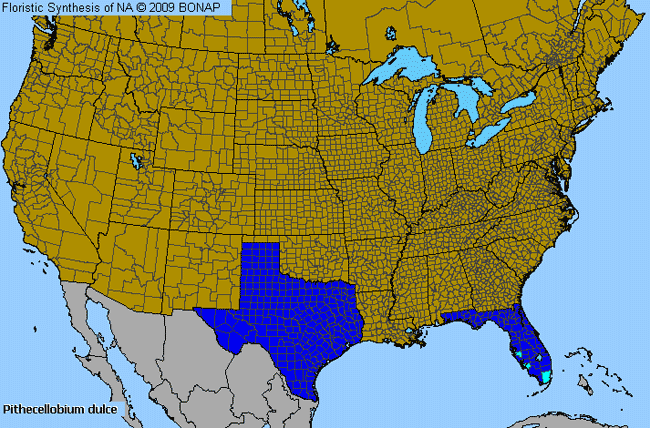 Allergies By County Map For Monkeypod